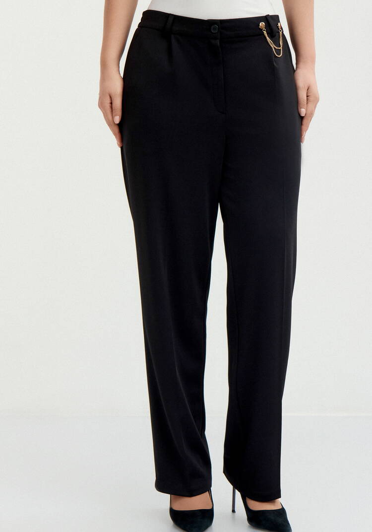 Брюки прямые с дeкором шир.  750, рис. 12