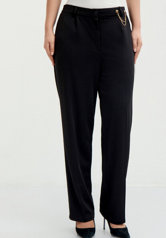 Брюки прямые с дeкором шир.  580, рис. 12