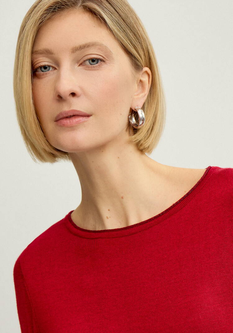 Джемпер базовый однотонный шир.  750, рис. 36