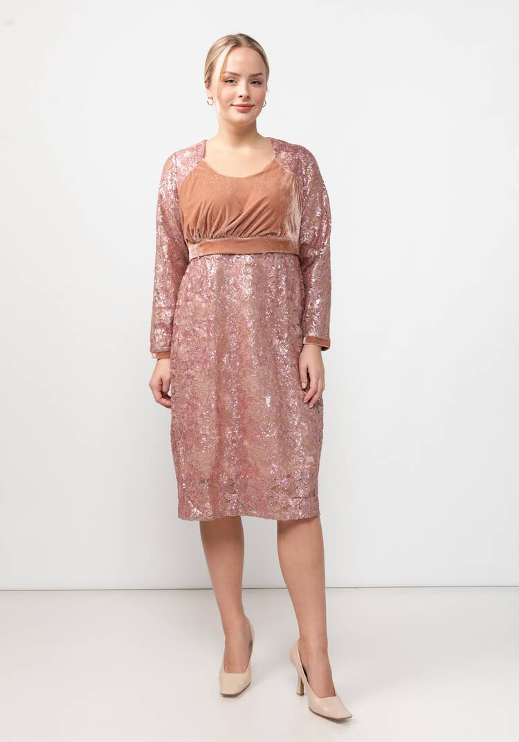 Платье с гипюром шир.  750, рис. 3