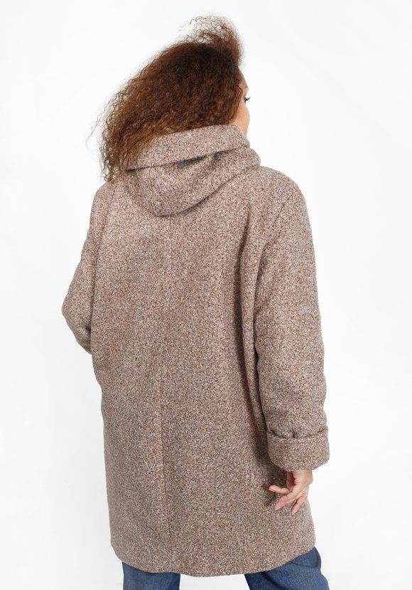 Пальто с карманами на пуговицах шир.  580, рис. 3