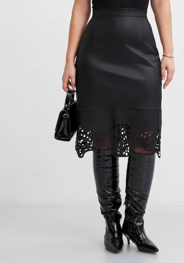 Юбка с ажурным рисунком шир.  750, рис. 7