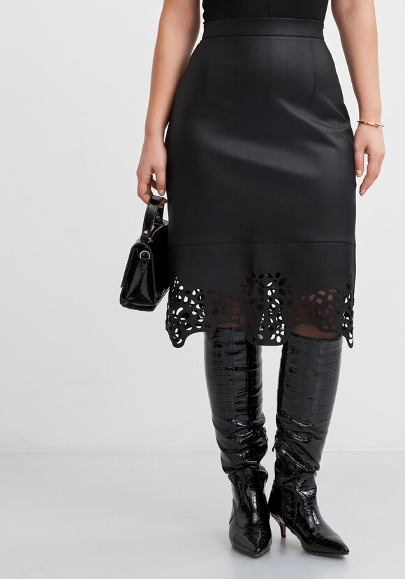 Юбка с ажурным рисунком шир.  580, рис. 7