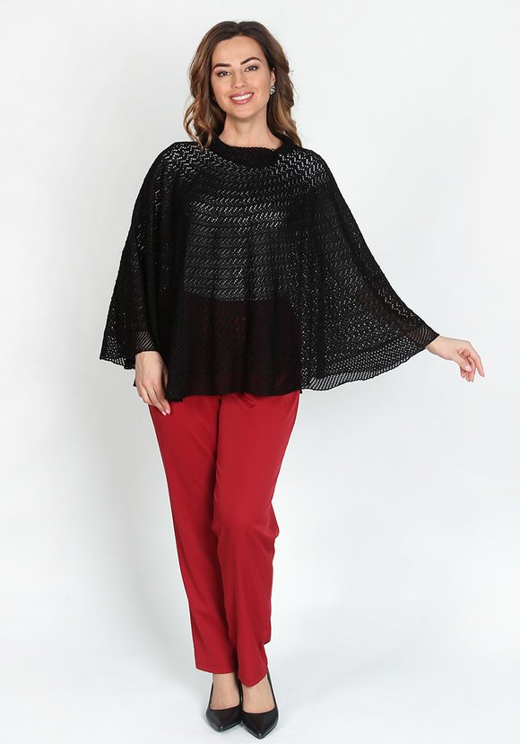 Пелерина-шаль  Шерил шир.  580, рис. 7