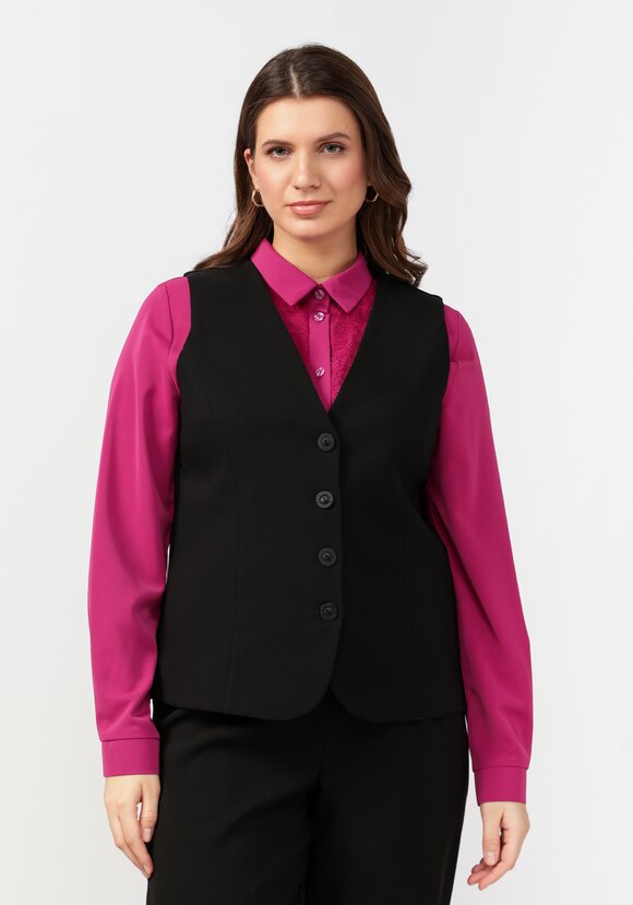 Жилет классический на пуговицах шир.  580, рис. 17