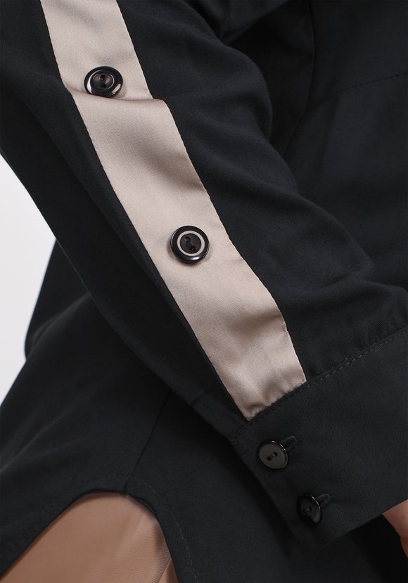 Блуза прямого силуэта с лампасами шир.  580, рис. 4