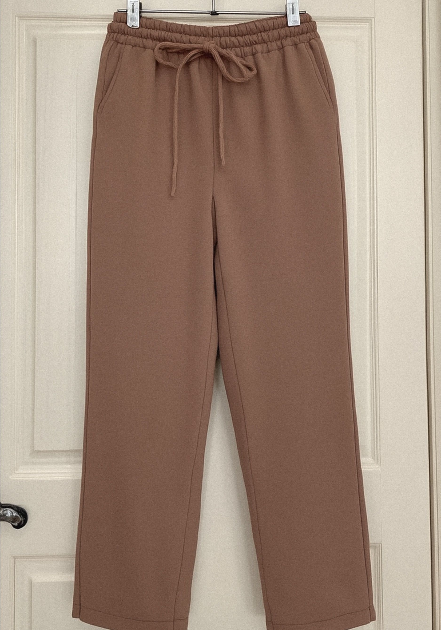 

Брюки прямые от бедра с поясом Resale, Розовый