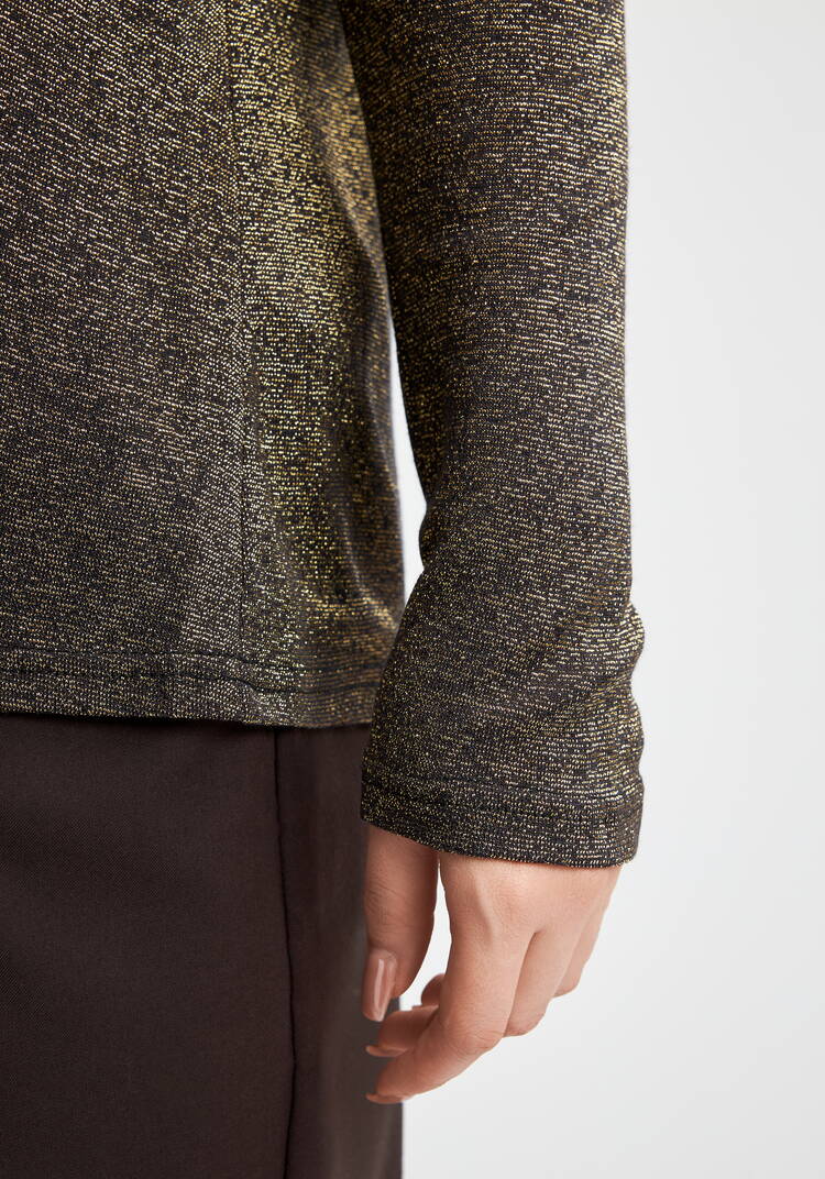 Водолазка Коко с люрексом шир.  750, рис. 15