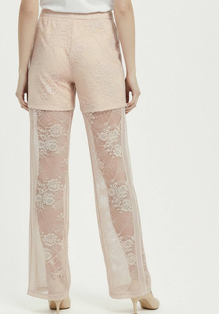 Брюки широкие из кружевной ткани шир.  750, рис. 11