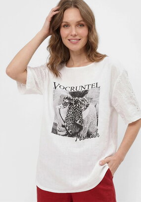 Футболка с шитьем Сандра