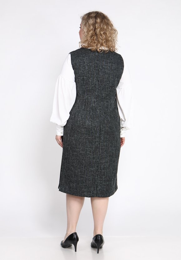 Сарафан двубортный шир.  580, рис. 6