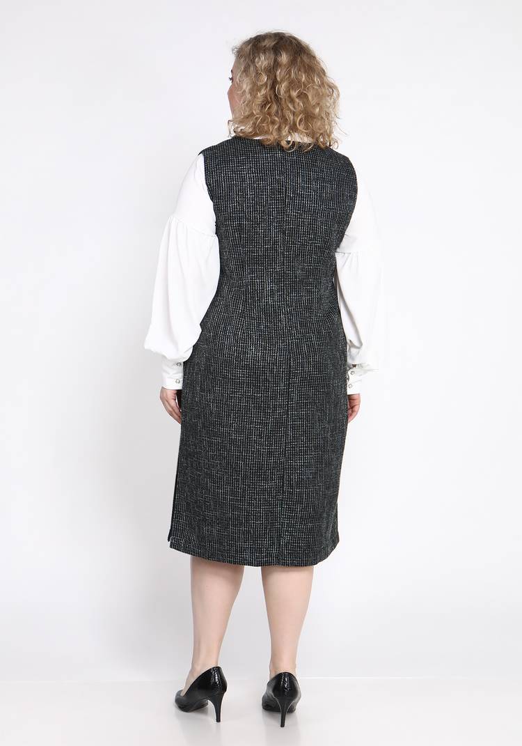 Сарафан двубортный шир.  750, рис. 6