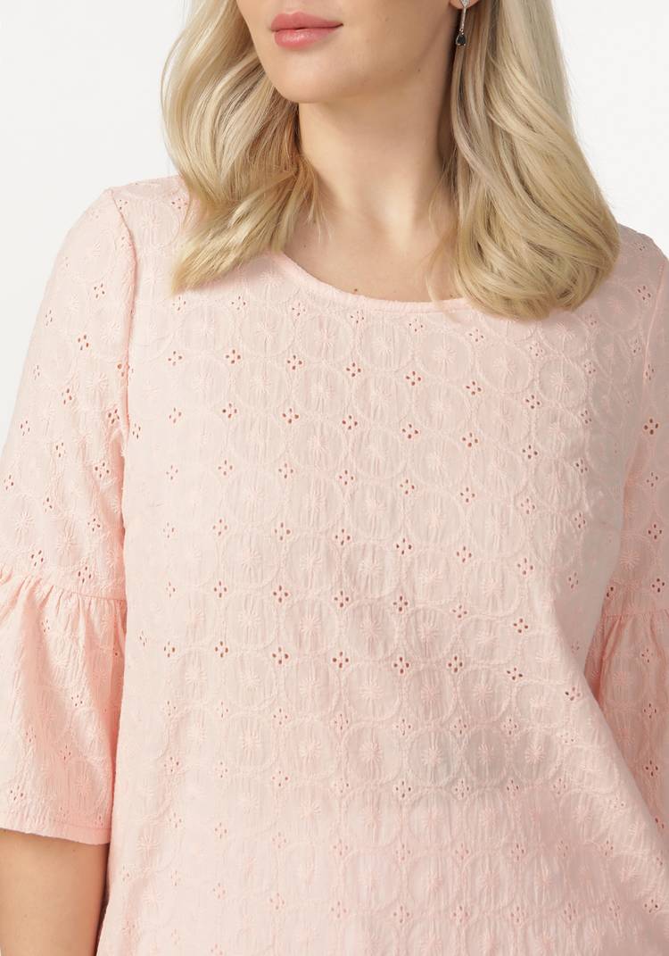 Блуза из шитья с воланом по низу рукава шир.  750, рис. 9