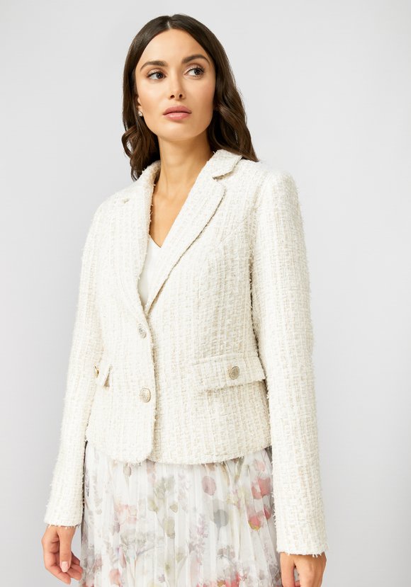 Жакет укороченный из твида шир.  580, рис. 6