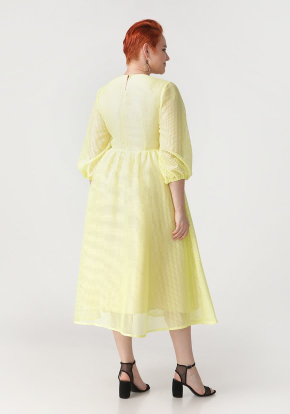 Платье с пышными рукавами шир.  580, рис. 2