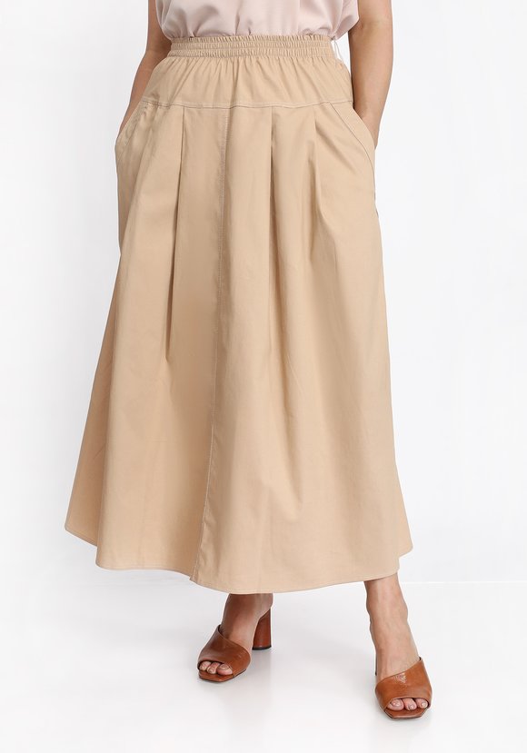 Юбка на кокетке расклешенная к низу шир.  580, рис. 5