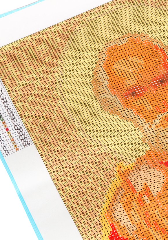 Алмазная мозаика с ликами святых шир.  580, рис. 20