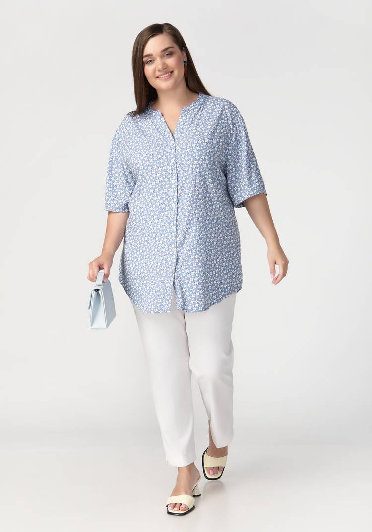 Блузка из вискозы Марина шир.  750, рис. 3