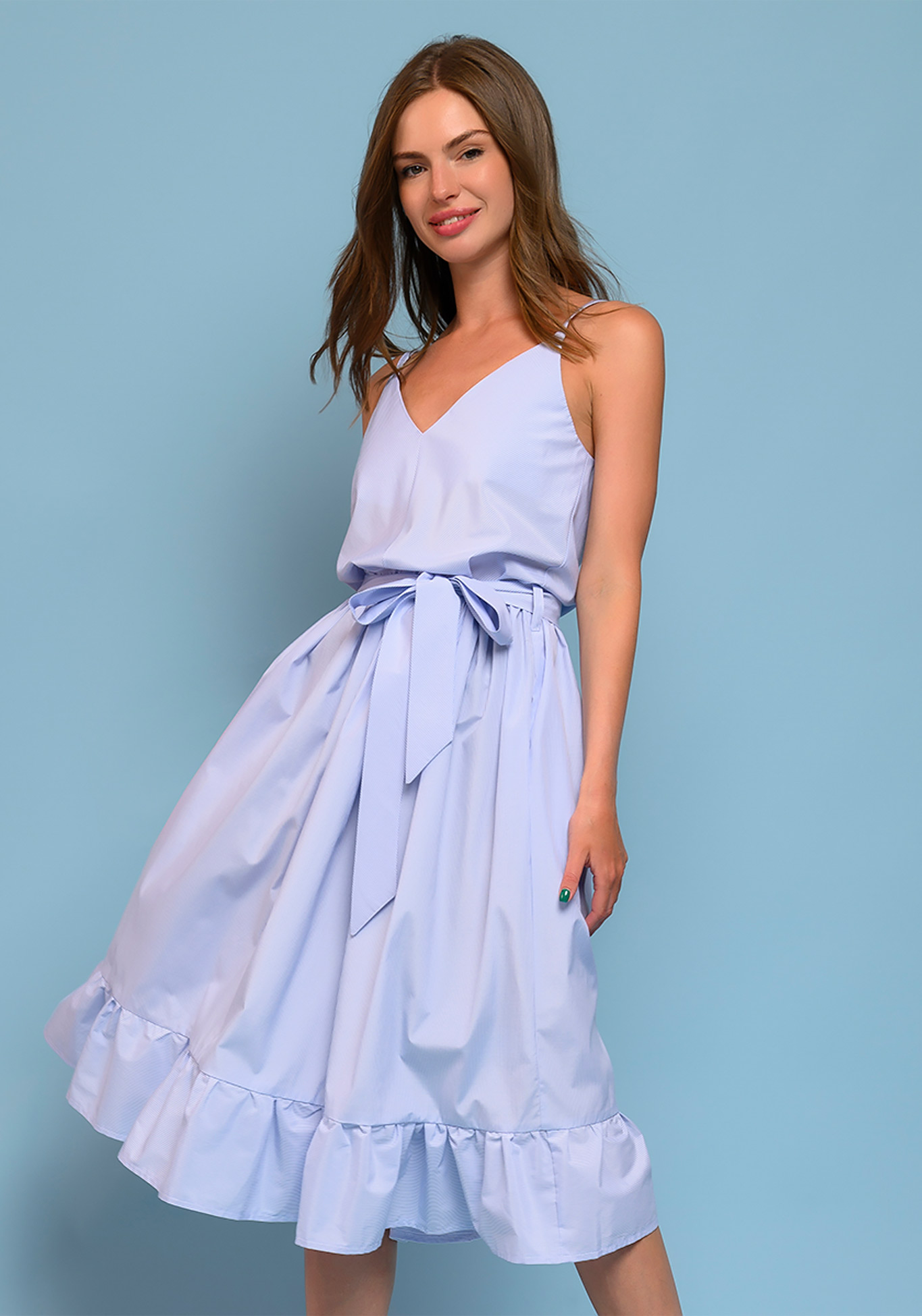 

Платье "Одри"2, Голубой