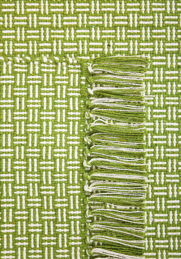 Коврик из хлопка с бахромой шир.  580, рис. 16