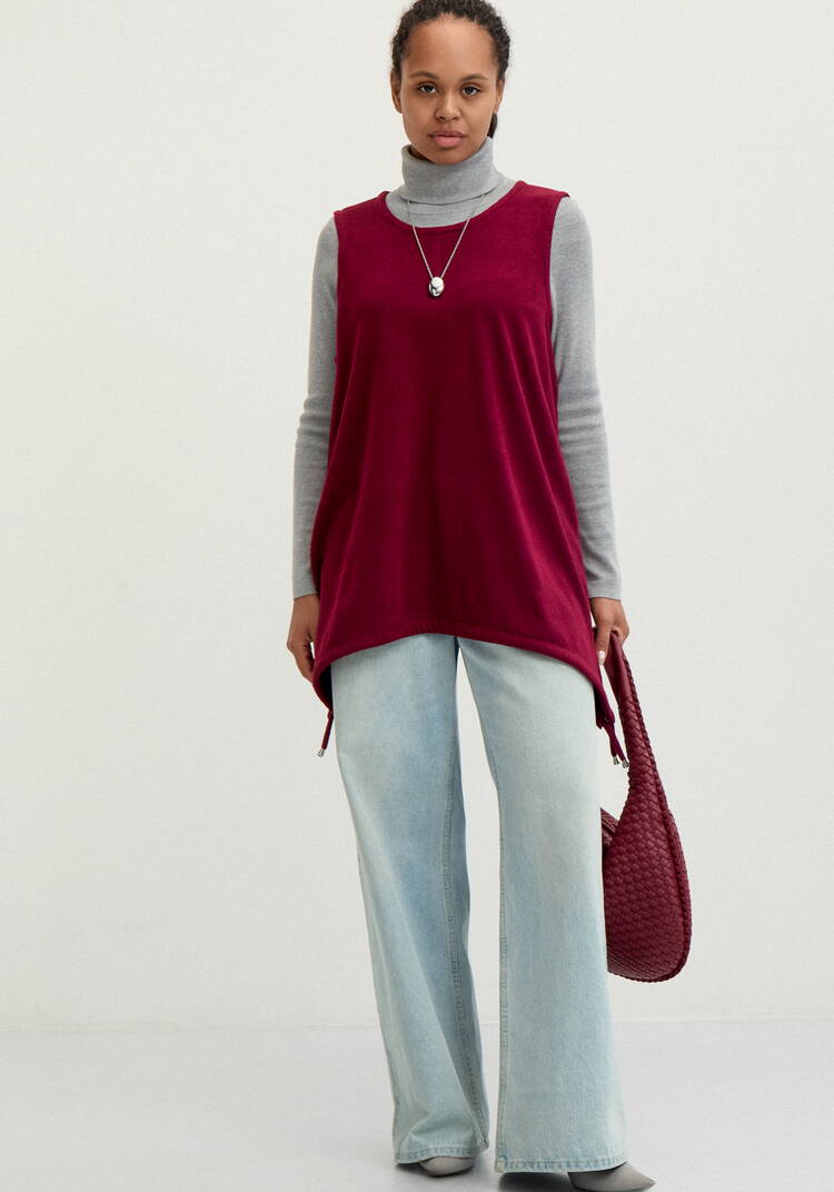 Жилет на кулиске по низу шир.  750, рис. 10