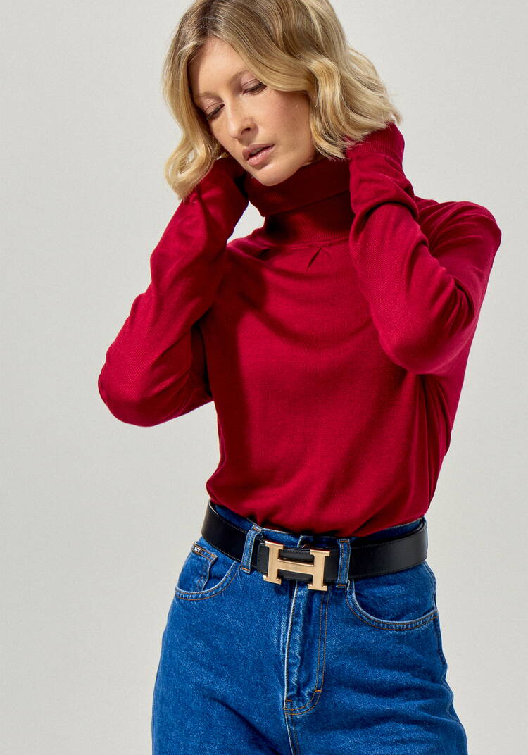 Водолазка с защипами у горловины шир.  750, рис. 10