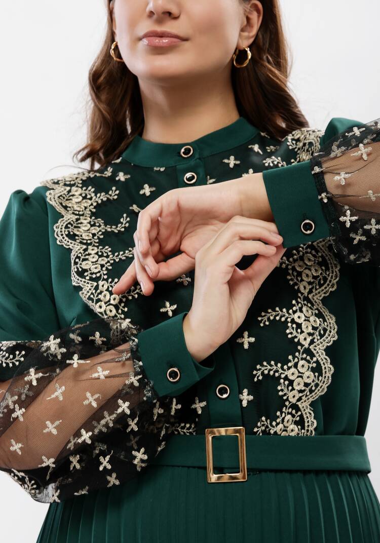 Платье с ажурным кружевом шир.  750, рис. 25