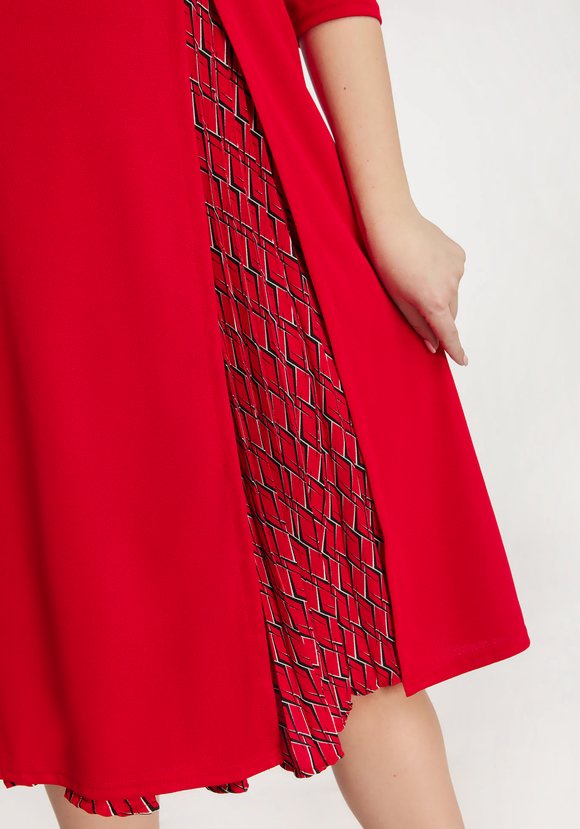 Платье с внутренней юбкой плиссе шир.  580, рис. 10