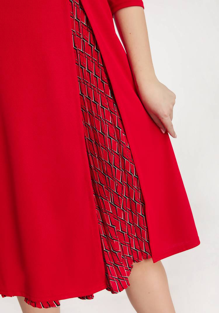 Платье с внутренней юбкой плиссе шир.  750, рис. 10