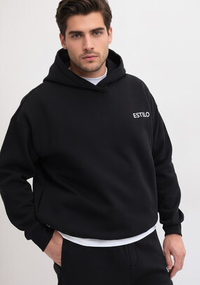 Худи с принтом на спине