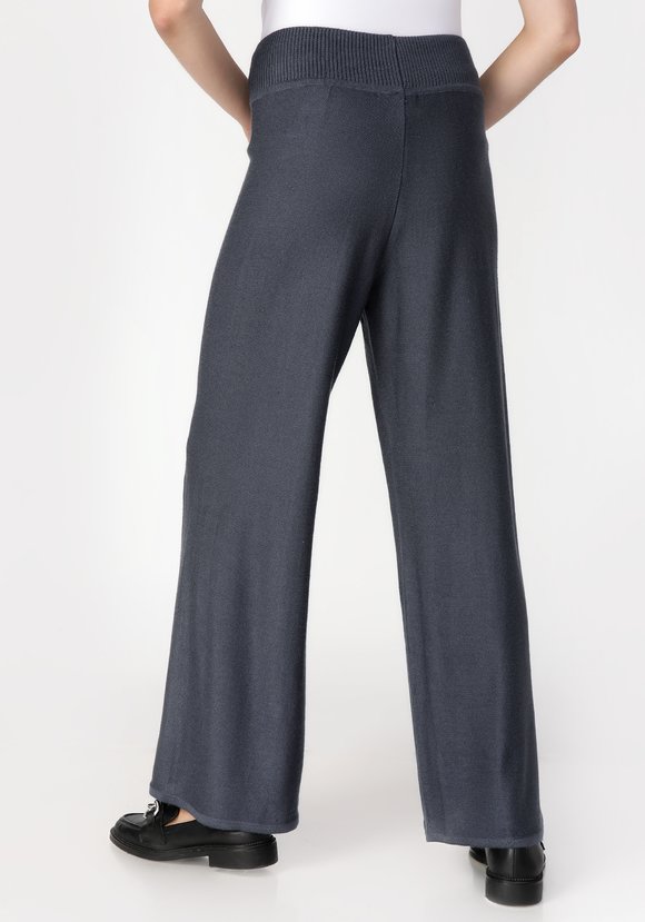 Брюки женские широкие однотонные шир.  580, рис. 6