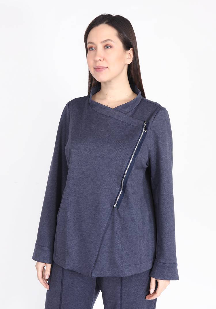 Пиджак с асимметричной застежкой-молнией шир.  750, рис. 4