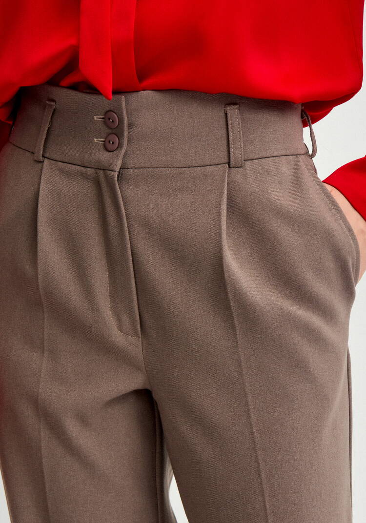 Брюки из костюмной ткани со стрелками шир.  750, рис. 12