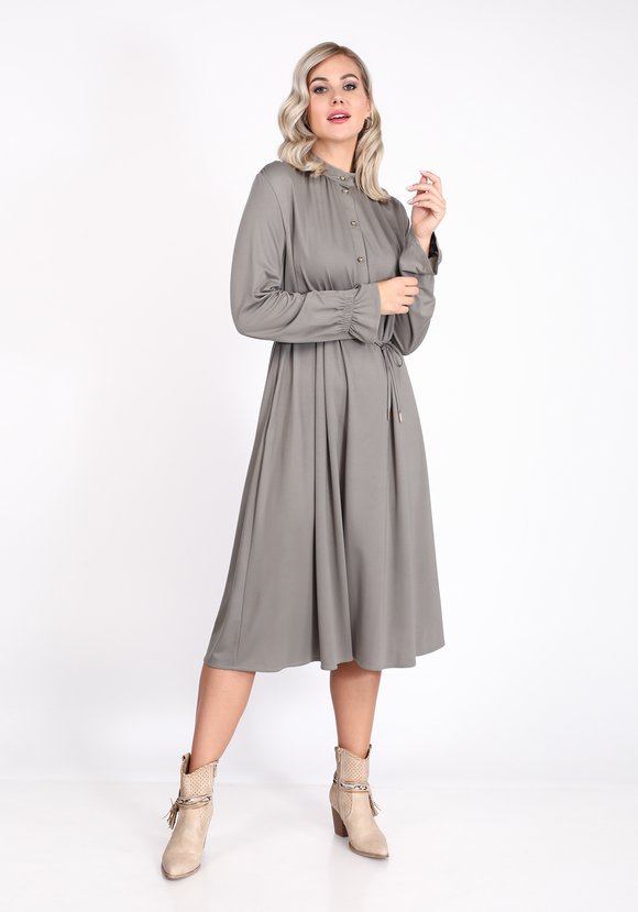 Платье свободного кроя с поясом в комплекте шир.  580, рис. 2