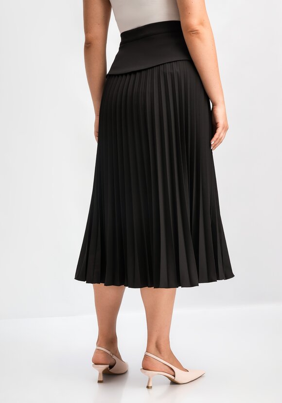 Юбка плиссированная со съемным поясом шир.  580, рис. 3