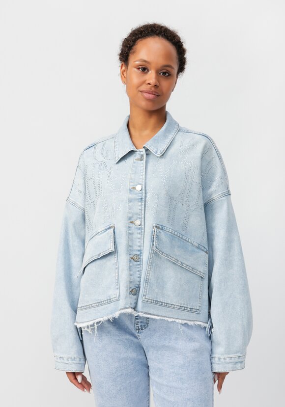 Куртка джинсовая Милана шир.  580, рис. 4