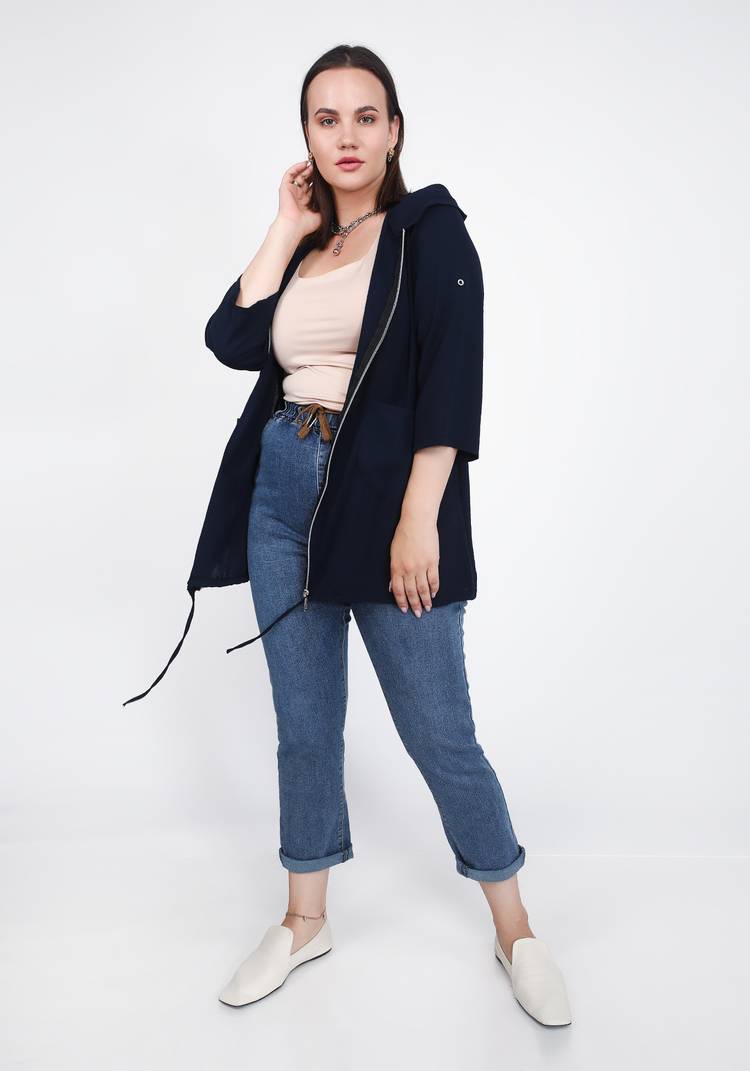 Жакет из вискозы на молнии шир.  750, рис. 17