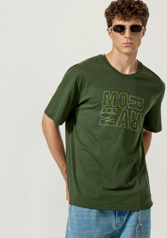 Комплект футболок с лаконичным принтом, 2 шт. шир.  580, рис. 32