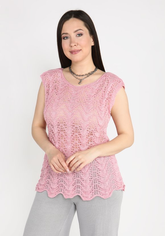 Туника Ажурная красота шир.  580, рис. 16