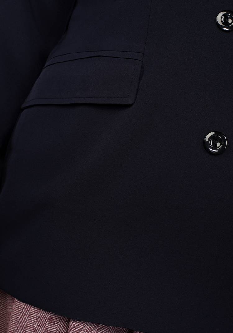 Жакет с контрастным воротом шир.  750, рис. 8