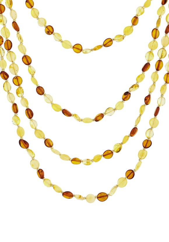 Бусы Янтарный изыск шир.  580, рис. 7