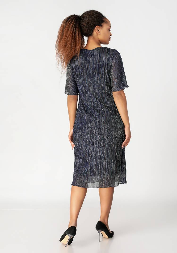 Платье из трикотажа с метанитью Даниэле шир.  750, рис. 10