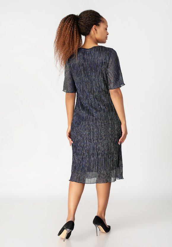 Платье из трикотажа с метанитью Даниэле шир.  580, рис. 10