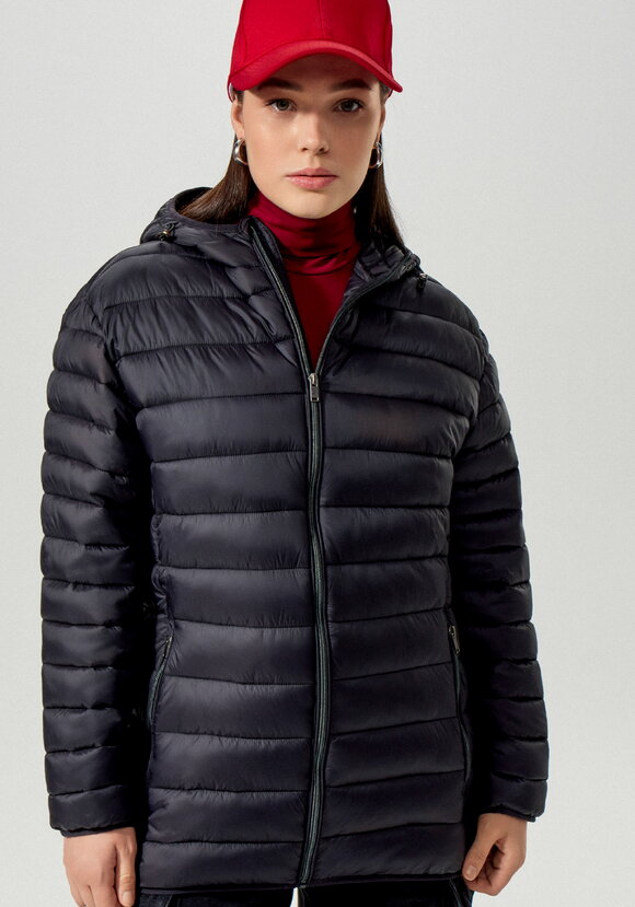 Куртка легкая стеганая с капюшоном шир.  580, рис. 20