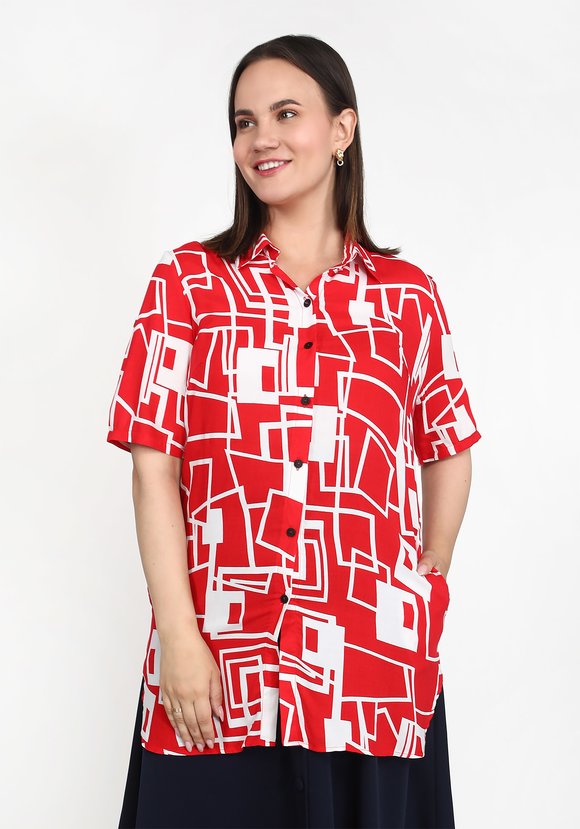 Блуза Городские приключения шир.  580, рис. 4