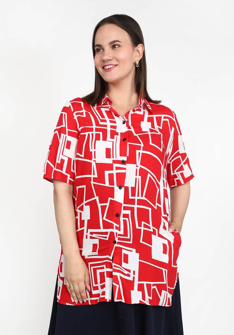 Блуза Городские приключения шир.  750, рис. 4