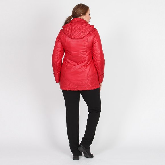 Куртка удлиненная со стеганными элементами шир.  580, рис. 5