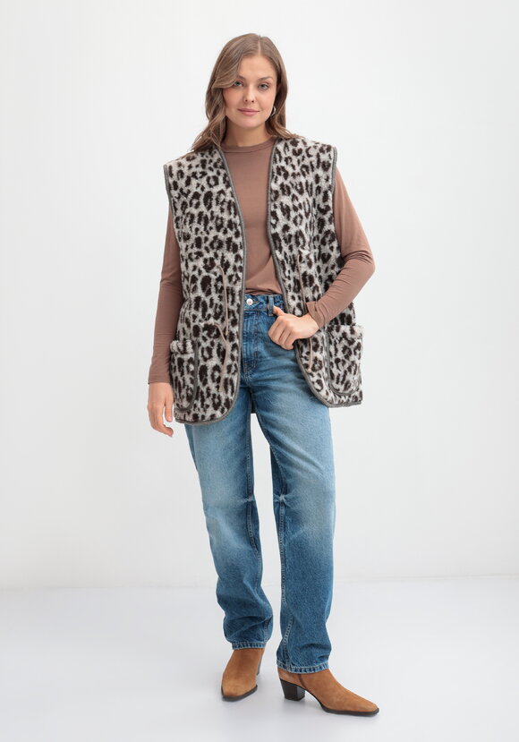 Жилет из овечьей шерсти Меринос шир.  580, рис. 8