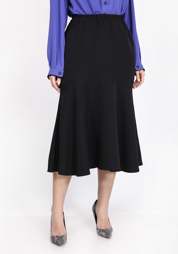 Юбка миди расклешенная к низу шир.  580, рис. 6