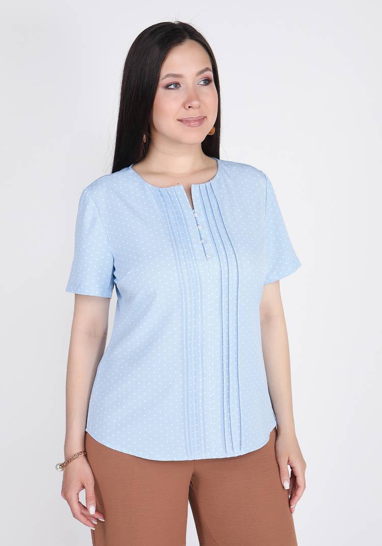 Блуза Яркое впечатление шир.  750, рис. 9